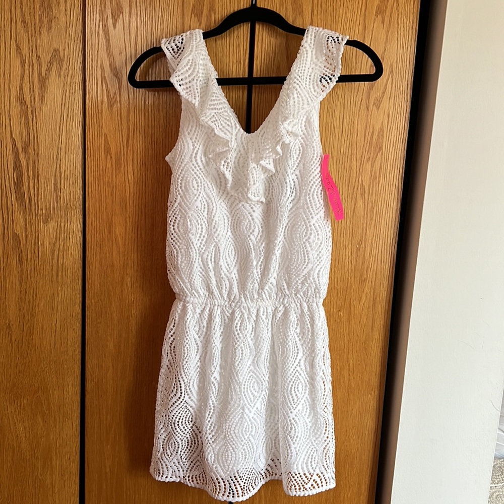 NWT - Lilly Pulitzer White Dress/Short Romper